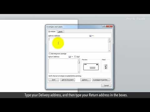 How to Print Envelopes in Microsoft Word: Tutorial