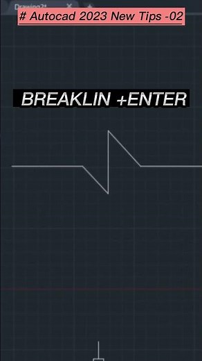 How to make Breakline Symbol in Autocad