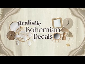 realistic bohemian bloxburg decal codes 🤎 (clocks, mirrors, lamps) | ROBLOX