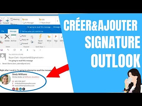 Microsoft Outlook - Comment Créer et ajouter une signature aux messages e-mail