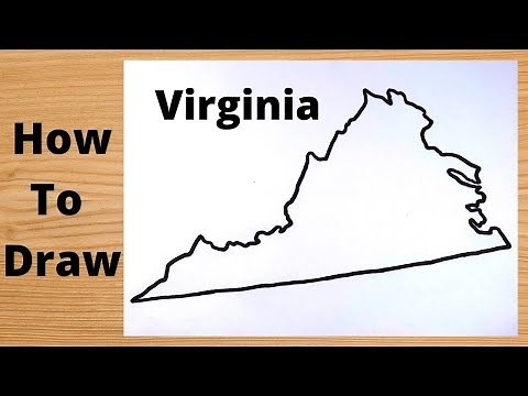 Drawing Virginia State Map - Very Easy