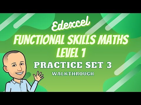 Edexcel Functional Skills Maths Level 1 Practice Set 3 Walkthrough