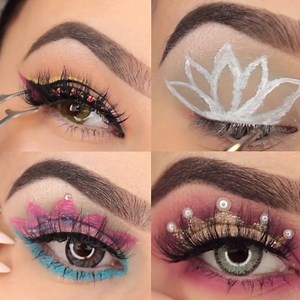 621K views · 1.3K reactions | Creative makeup tutorial! Cute eyeshadow looks  Credit: Fruzans_beauty | Beauty Within | Facebook
