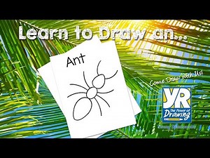 Teaching Kids How to Draw: How to Draw an Ant