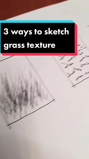 How to Sketch Grass Texture in Architecture