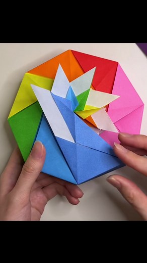 How To Fold Paper Octagon Box 🍓 #origami #Craft #diy #foryou