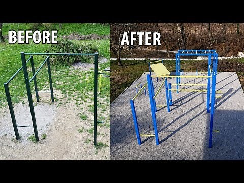 The Most Insane Backyard Calisthenics Park Transformation! (Indoor/Outdoor)