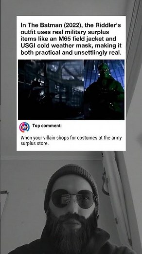 The Riddler’s Real World Gear in The Batman 2022