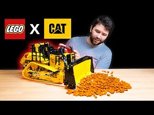 Building the Largest LEGO Technic Bulldozer! - Caterpillar D11T