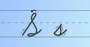 Cursive S: Full Tutorial and Worksheet