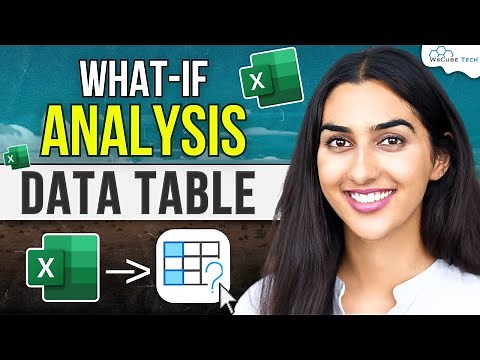 What If Analysis Data Table in Excel | Quick & Easy Explained