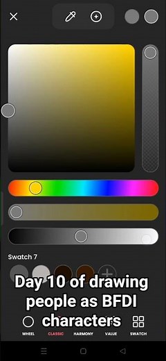 parr 10 of drawing people as BFDI characters