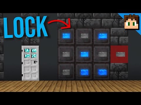 The BUTTON COMBINATION LOCK [Minecraft Bedrock 1.20]