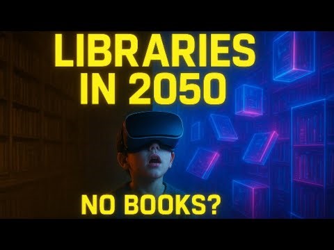 “AI Libraries in 2050 No Books, Only Artificial Intelligence”