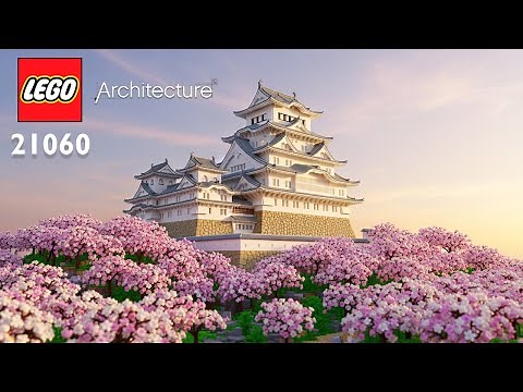 LEGO Architecture 21060 Himeji Castle Time Lapse Build