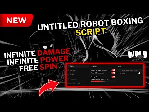 💥untitled robot boxing Script | Infinite Damage, Damage Boost, Infinite Power, Free Spins & More!