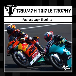 91 shares · 17 comments | The #Moto2 riders will do battle once again for the Triumph Triple Trophy this year! ⚔️ This is how it will all be decided!  Triumph Motorcycles | MotoGP | Facebook