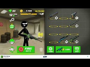 FULLY UPGRADED GUN in Stick Merge