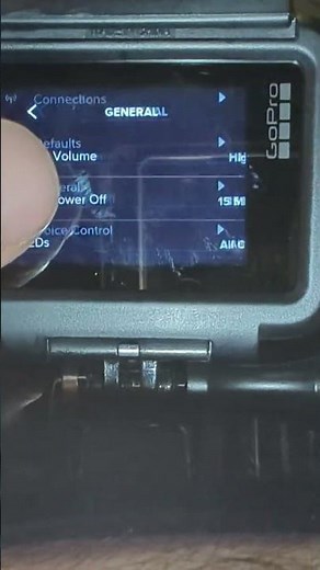 GoPro Hero 7 silver settings