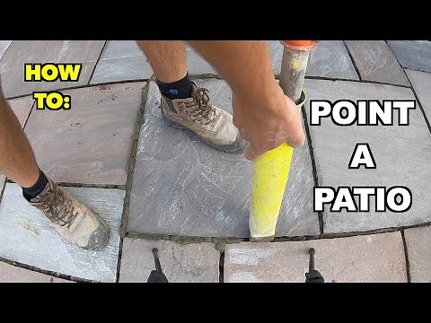 How to point a patio