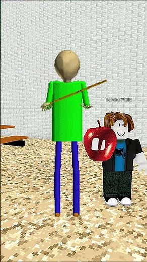 All Kinds of Baldi React to Apple // Baldi's Basics & Roblox [Part 1] #shortvideo #shorts #short