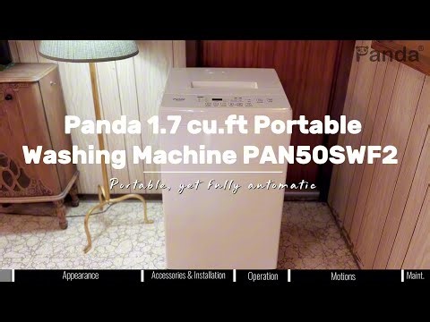 Panda 1.7 cu.ft Portable Automatic Washing Machine PAN50SWF2