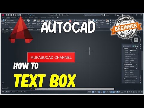 AutoCAD How To Text Box