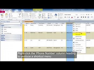 Microsoft Access: Create Custom Data Parts