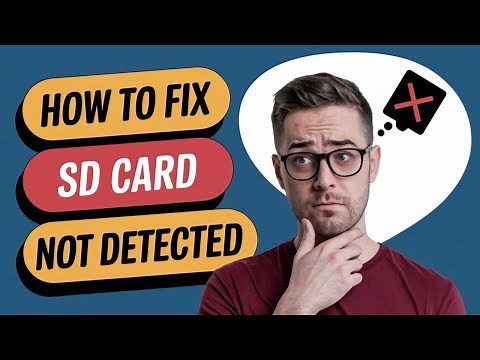 How to Fix SD Card Not Detected | Not Showing Up | Not Recognized in Windows 10/11 [GUIDE]