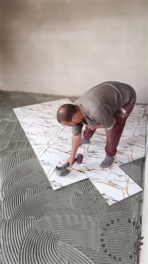 The correct and perfect method of installing tiles along with tips#tileinstallation #tiles #shorts