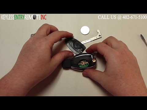How To Replace A 2009 - 2012 Mercedes C Class Key Fob Battery