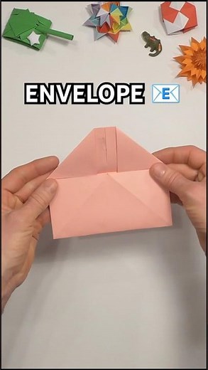 HOW TO MAKE AN ENVELOPE FROM A SHEET OF PAPER STEP BY STEP | EASY PAPER ENVELOPE INCL ART