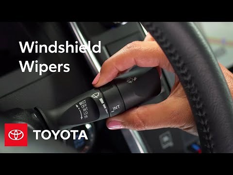 Toyota How-To: Windshield Wipers | Toyota