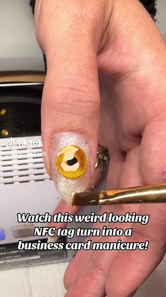 NFC Tag Manicure: Impress with Tech Glamour