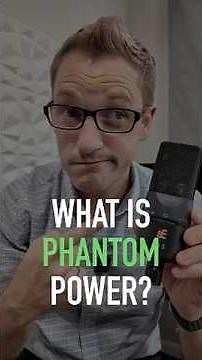 Audio 101: What is Phantom Power? Explained Simply #audio101 #DrewBrashler #mixing