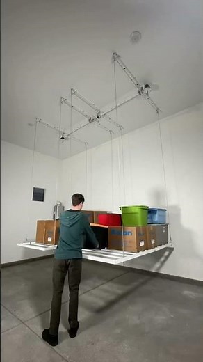 Introducing The E-Z Lift: Your Ultimate Garage Storage Solution 🛠️ | Made in the USA 🇺🇸