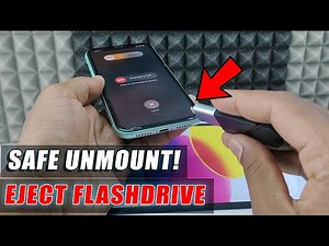 how to eject flashdrive from iphone?