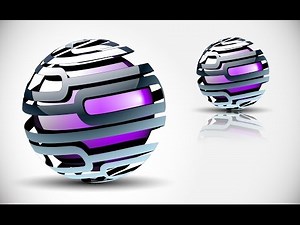 How to create FULL 3D Logo Design in Adobe Illustrator CC HD1080p (CC)