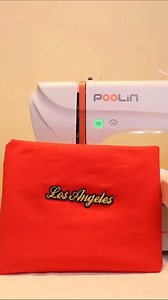 2.4K views · 25 reactions | Curious about how this bold 3D embroidery came to life?Our PooLin machine + high-contrast threads = perfection. Nothing says bold like red & gold. This retro "Los Angeles" design stitched in 3D brings color and character to your everyday look. #embroidery #embroiderymachine #embroiderydesign #embroideryart #embroiderylove #diy #Craft #foryou | Poolin Embroidery Sewing Machine | Facebook