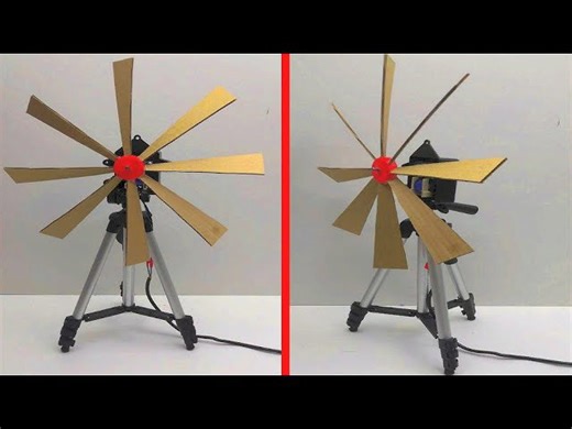 Cardboard Electric Fan: Unique Creations