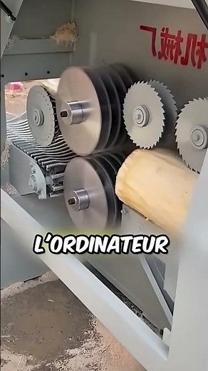 Machine de coupe de bois avancée