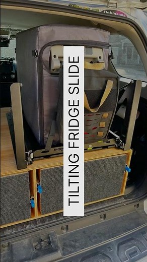 @Ironman4x4America tilting fridge slide installed #overlanding #automobile #diy #fridge