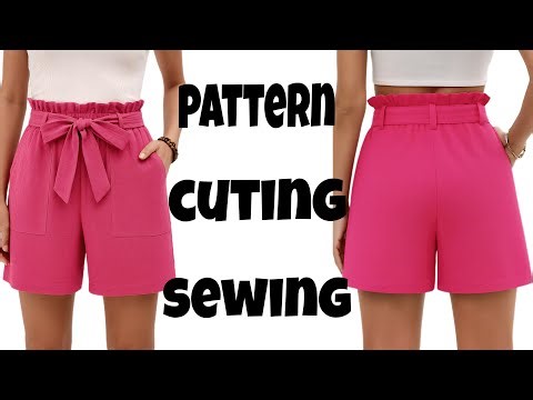 Sew Stylish Women’s Shorts Easily 🧵 | Simple Pattern Making + Sewing Tutorial