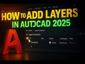 How to Add Layers in AutoCAD | Step-by-Step Guide for Beginners