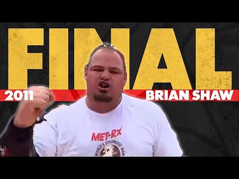 Brian Shaw wins 1st ever WSM Title (FULL Final Event) | World's Strongest Man