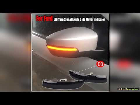 2Pcs LED Dynamic Turn Signal Light Side Mirror Indicator Blinker For Ford Kuga Escape C520 EcoSport