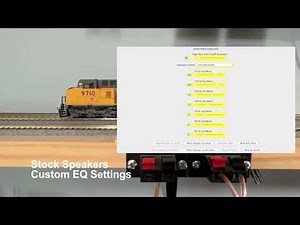 Sound Thinking #1: Tsunami2 EQ for Athearn dual-cube and Scale Sound Systems AHGS-UNI speakers
