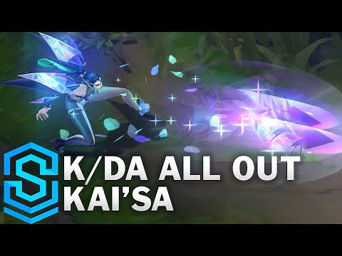 K/DA ALL OUT Kai'Sa Skin Spotlight - Pre-Release - League of Legends