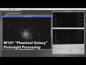 M101 "Pinwheel Galaxy": PixInsight Processing Tutorial (Galaxy Processing with OSC camera).