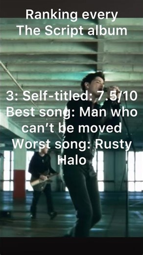 Ranking every album from The Script #thescript #poprock #music